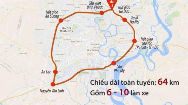 Gần 10.000 tỷ đồng làm hơn 3,5km đường Vành đai 2 TP.HCM ảnh 1