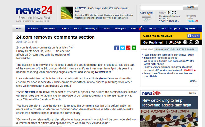 Vì sao hàng loạt tờ báo đóng phần bình luận của độc giả? ảnh 3