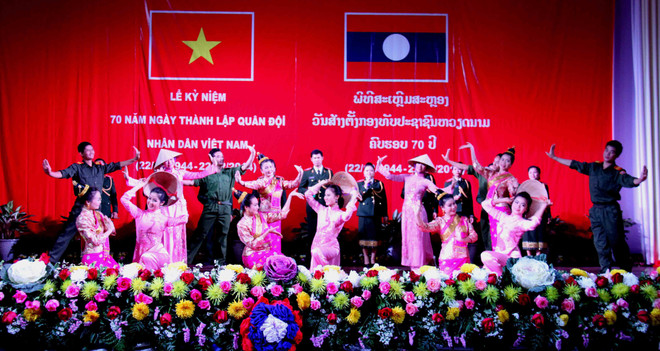 Lào tổ chức kỷ niệm 70 năm Ngày thành lập Quân đội Nhân dân ảnh 2