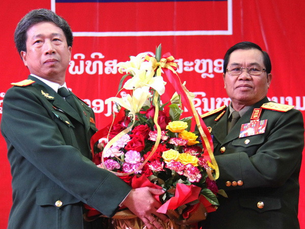 Lào tổ chức kỷ niệm 70 năm Ngày thành lập Quân đội Nhân dân ảnh 1