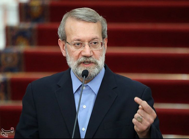 Chủ tịch Quốc hội Iran Ali Larijani. (Nguồn: JCPOA/TTXVN) Iran hối thúc các nước Hồi giáo cắt quan hệ ngoại giao với Israel ảnh 1