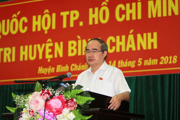 Bí thư Thành ủy TP.HCM tiếp xúc cử tri huyện Bình Chánh ảnh 2