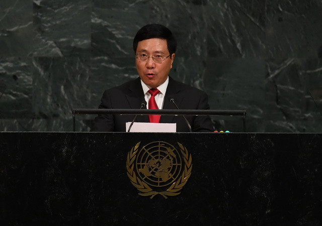Các hoạt động của Phó Thủ tướng Phạm Bình Minh tại Liên hợp quốc ảnh 1