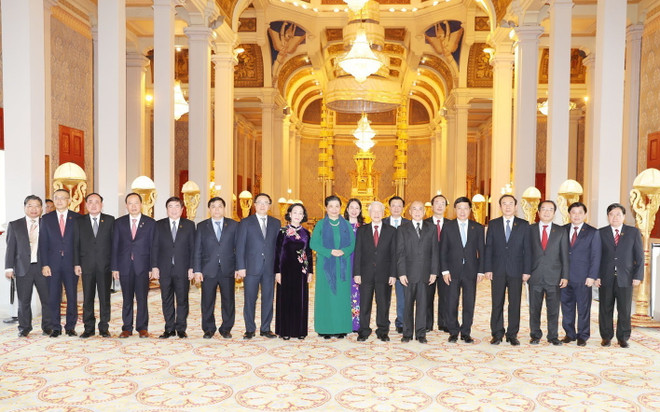 Tổng Bí thư, Chủ tịch nước hội đàm với Quốc vương Campuchia ảnh 2