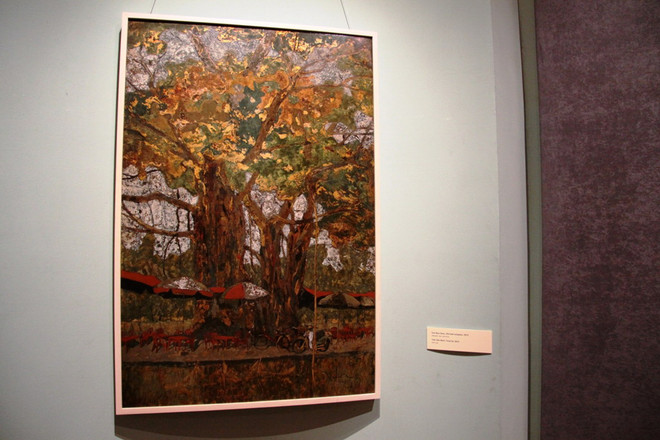 [Photo] Những bức tranh sơn mài tuyệt đẹp tại triển lãm ở Nga ảnh 3