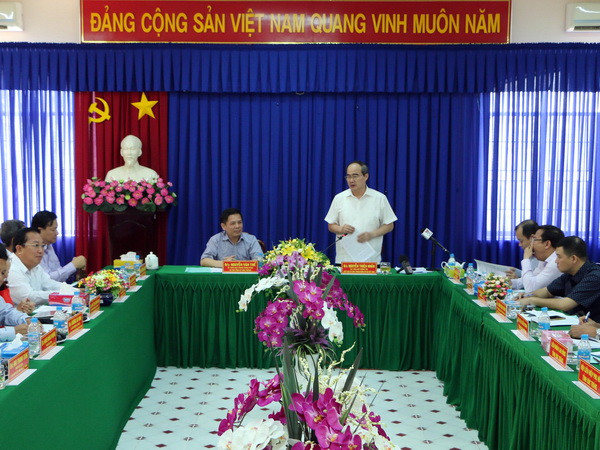 Chủ tịch MTTQ Nguyễn Thiện Nhân chúc Tết đồng bào Khmer Sóc Trăng ảnh 1