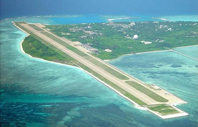 Đảo Phú Lâm mà Trung Quốc chiếm đóng trái phép của Việt Nam. (Nguồn: wikimapia.org) Trung Quốc triển khai trái phép chuyến bay dân dụng ra đảo Phú Lâm ảnh 1