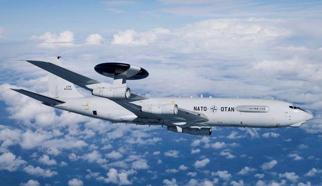 Một máy bay AWACS E-3 Sentry của Nato. (Nguồn: NATO) NATO dự kiến chi một tỷ USD để nâng cấp đội bay AWACS ảnh 1
