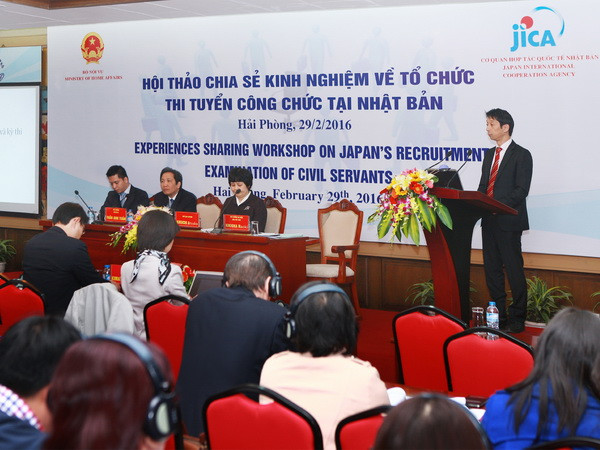 Nhật Bản chia sẻ kinh nghiệm tổ chức thi tuyển công chức tập trung ảnh 1