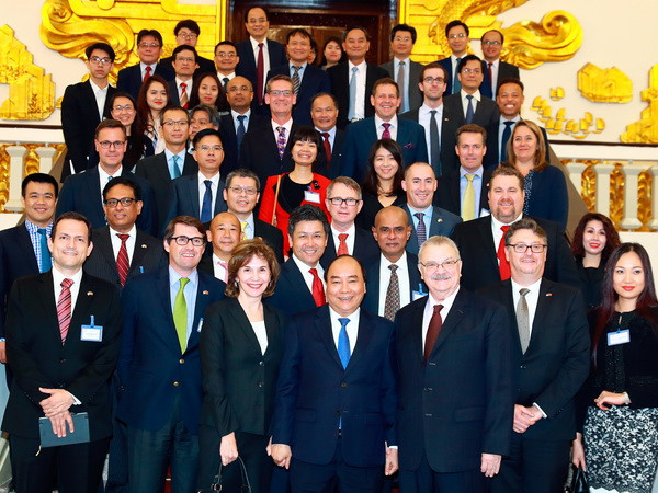 Thủ tướng Nguyễn Xuân Phúc tiếp đoàn doanh nghiệp Hoa Kỳ ảnh 1