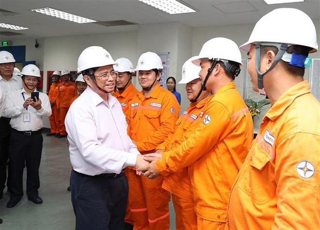 Thủ tướng Phạm Minh Chính thăm Nhà máy Nhiệt điện Ô Môn I ảnh 1