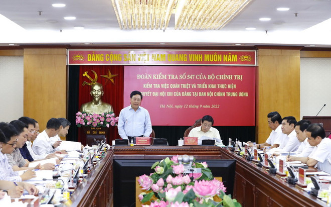 Kết quả kiểm tra thực hiện Nghị quyết Đại hội XIII ở Ban Nội chính TW ảnh 1