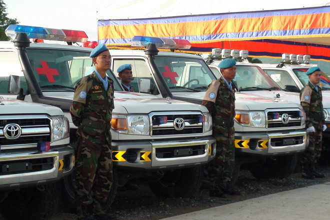 Việt Nam giúp dạy ngoại ngữ cho lực lượng "mũ nồi xanh" Campuchia ảnh 2