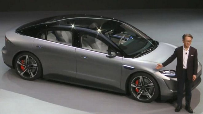 CES 2020: Sony ra mắt mẫu xe ôtô điện mới "Vision S" ảnh 1