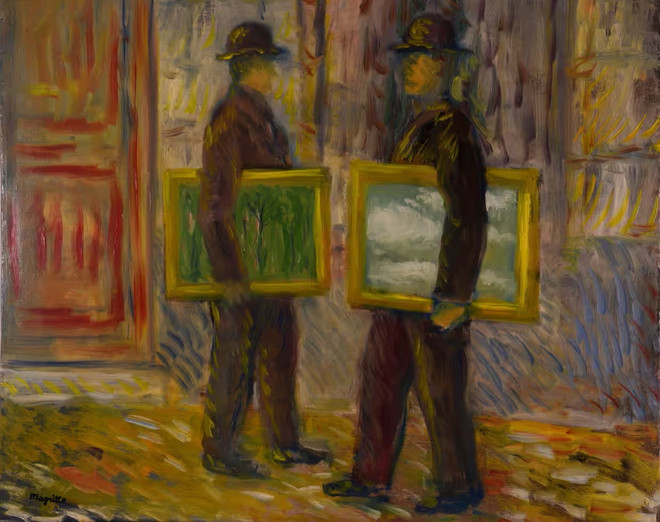 Phát hiện chân dung bí ẩn trong tranh của danh họa Rene Magritte ảnh 1