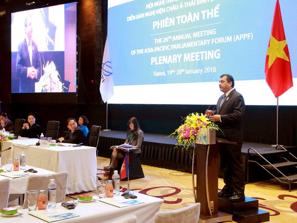 Hội nghị APPF-26: Phiên họp toàn thể đầu tiên về an ninh và chính trị ảnh 2