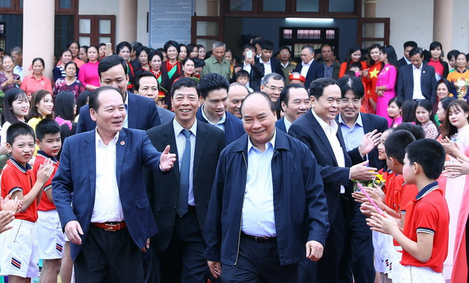 Thủ tướng dự Ngày hội Đại đoàn kết toàn dân tộc tại tỉnh Bắc Giang ảnh 2