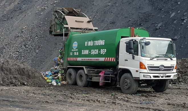 Quảng Ninh: Điều tra, làm rõ vụ đổ rác thải ở khai trường Than Núi Béo ảnh 2