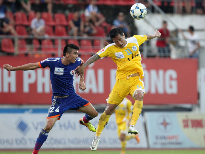 Cầm chân Hải Phòng, Than Quảng Ninh tạm vươn lên dẫn đầu ảnh 1