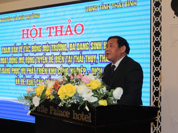 Tham vấn về tác động môi trường, đa dạng sinh học đê biển Thái Bình ảnh 1