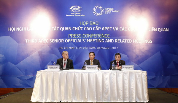 Bế mạc Hội nghị lần thứ ba các quan chức cao cấp APEC 2017 ảnh 1