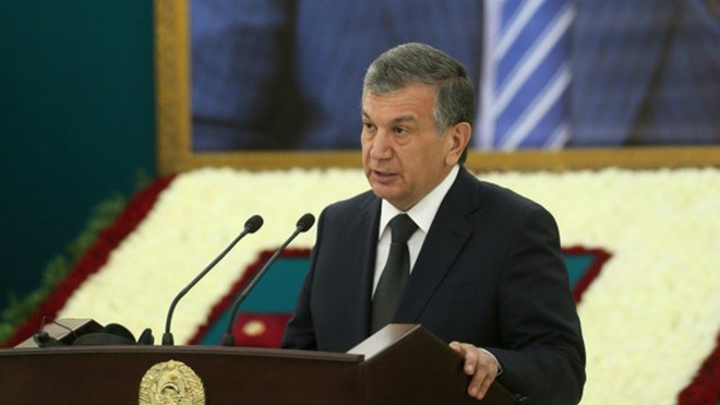 Cử tri Uzbekistan bắt đầu tiến hành bỏ phiếu bầu tổng thống ảnh 1