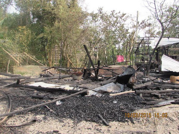 Kiên Giang: Cháy lớn thiêu rụi 3 căn nhà thuộc một gia đình ảnh 5