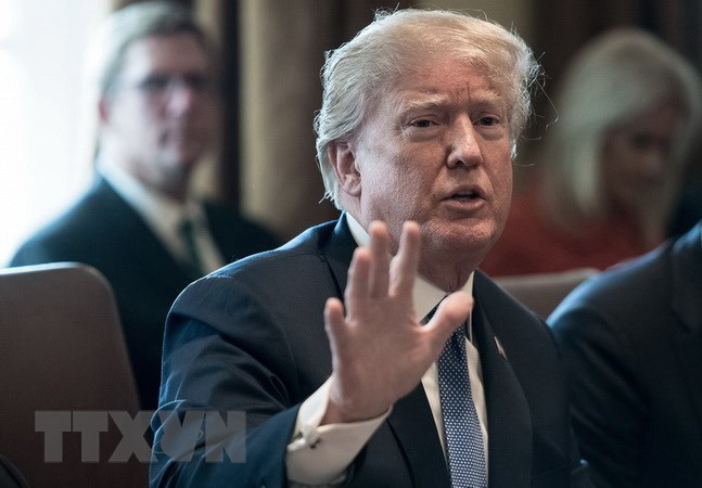 Tổng thống Mỹ Donald Trump. (Ảnh: AFP/TTXVN) Tổng thống Mỹ Trump lẩn tránh về thời điểm Mỹ tấn công Syria ảnh 1