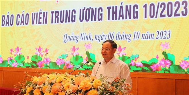 Hội nghị Báo cáo viên tháng 10: Chuyên đề Quy hoạch Không gian Biển ảnh 3
