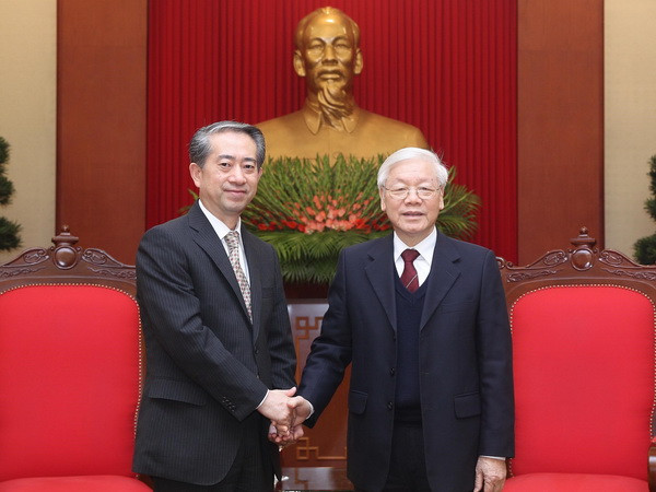 Tổng Bí thư, Chủ tịch nước Nguyễn Phú Trọng tiếp Đại sứ Trung Quốc ảnh 1