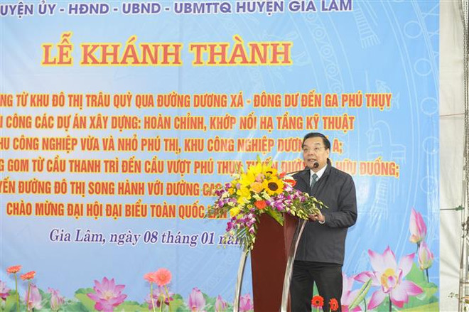Hà Nội khởi công các công trình hạ tầng khung kết nối vùng ảnh 2
