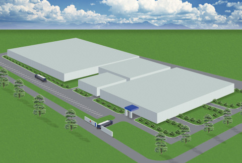 Mô hình dự kiến của nhà máy Toyoda Gosei tại Thái Bình. (Nguồn: businesswire.com) Toyoda Gosei mở rộng hoạt động sản xuất tại Việt Nam ảnh 1