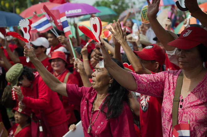 Cảnh sát Bangkok sẵn sàng đối phó cuộc biểu tình của phe Áo đỏ ảnh 1