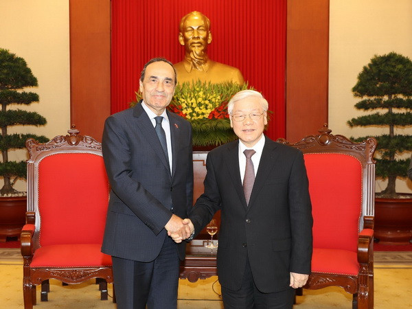 Tổng Bí thư Nguyễn Phú Trọng tiếp Chủ tịch Hạ viện Maroc ảnh 1
