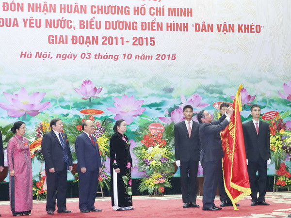 Ban Dân vận Trung ương đón nhận Huân chương Hồ Chí Minh ảnh 1