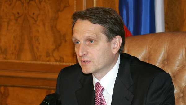 Chủ tịch Duma Quốc gia Nga Sergei Naryshkin. (Nguồn: RIA Novosti) Nga: Tình hình ở Ukraine đang gần với thảm họa nhân đạo ảnh 1