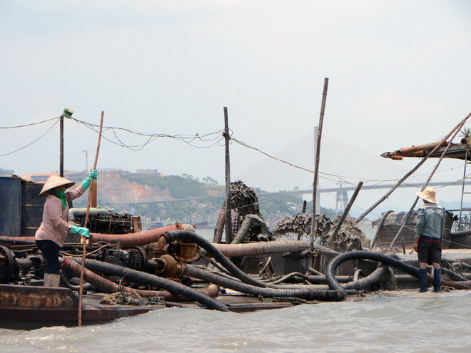 Khai thác cát trái phép ngay trước cửa ngõ di sản Vịnh Hạ Long ảnh 4