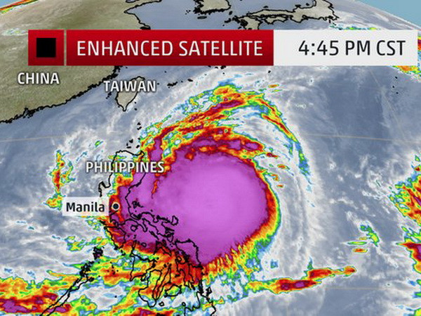 Xuất hiện cơn bão mới mạnh cấp 16 ngoài khơi Philippines ảnh 1