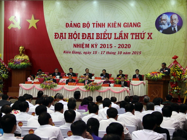 Khai mạc Đại hội đại biểu Đảng bộ tỉnh Kiên Giang lần thứ X ảnh 1