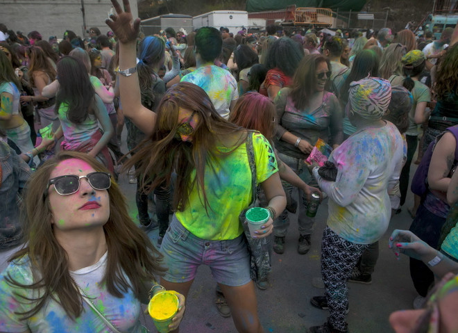 [Photo] Lễ hội sắc màu của người Hindu tại New York ảnh 2