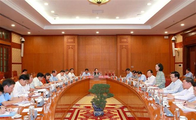Hội nghị giao ban các ban đảng, 4 văn phòng, các đảng ủy Trung ương ảnh 2