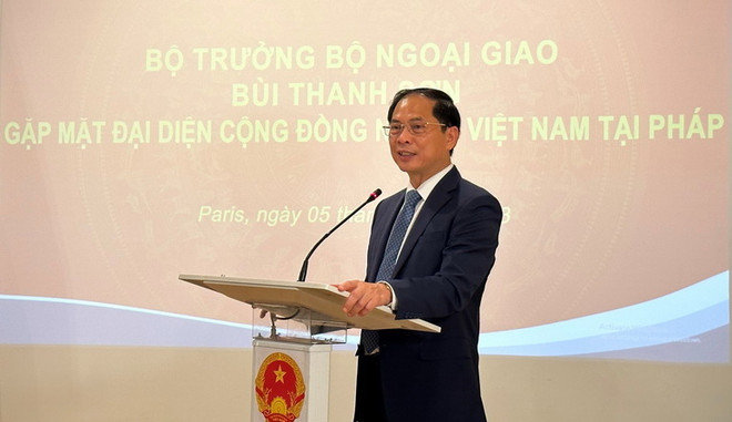 Bộ trưởng Bùi Thanh Sơn mong kiều bào ở Pháp giữ gìn, lan tỏa bản sắc ảnh 1