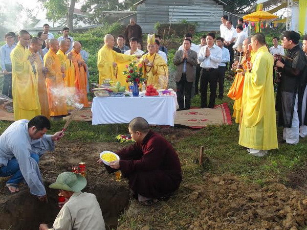 Quảng Bình: Khởi công phục dựng Di tích lịch sử Chùa Hoằng Phúc ảnh 1