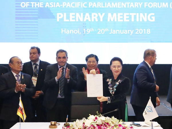 Toàn văn Bài phát biểu bế mạc APPF-26 của Chủ tịch Quốc hội ảnh 1