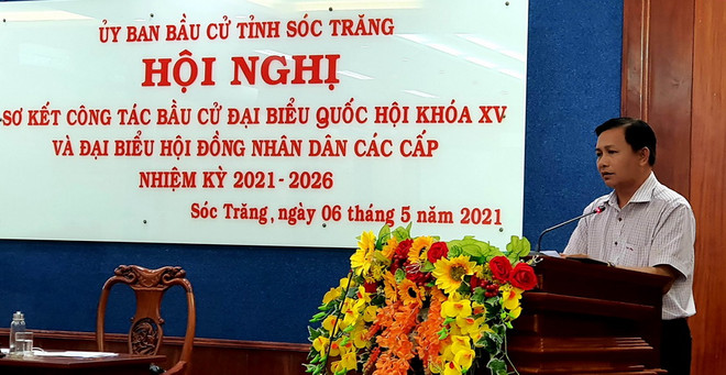 Sóc Trăng sơ kết bước 1 về thực hiện công tác bầu cử các cấp ảnh 1