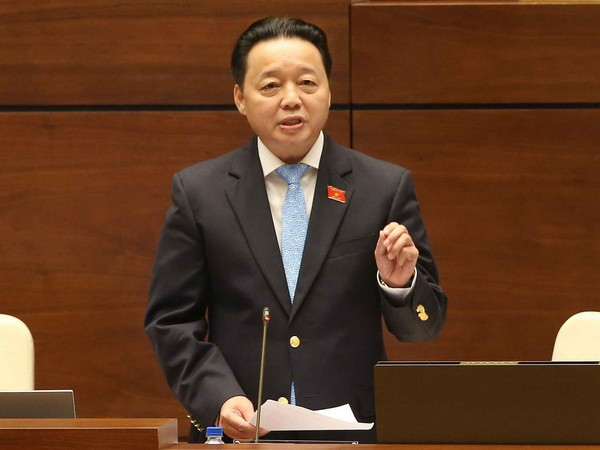 Đại biểu hài lòng phần trả lời chất vấn của Bộ trưởng Trần Hồng Hà ảnh 1