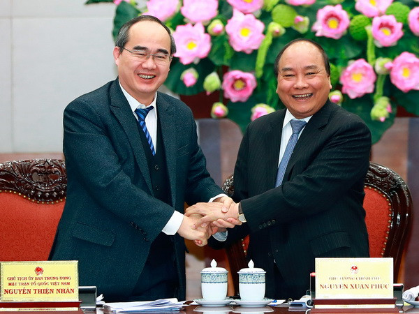 Hội nghị liên tịch giữa Chính phủ và Mặt trận Tổ quốc Việt Nam ảnh 1