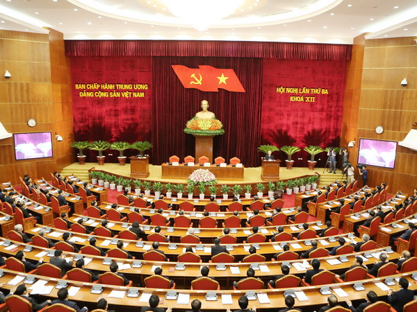 Bế mạc Hội nghị lần thứ ba Ban Chấp hành TW Đảng khóa XII ảnh 1