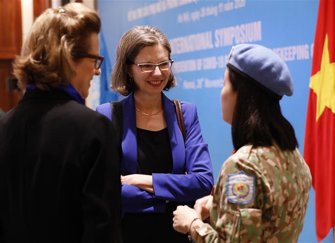 Đề xuất sáng kiến thúc đẩy vai trò của phụ nữ trong gìn giữ hòa bình ảnh 4