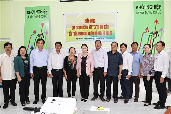 Chủ tịch Quốc hội Nguyễn Thị Kim Ngân thăm và làm việc tại Sóc Trăng ảnh 1